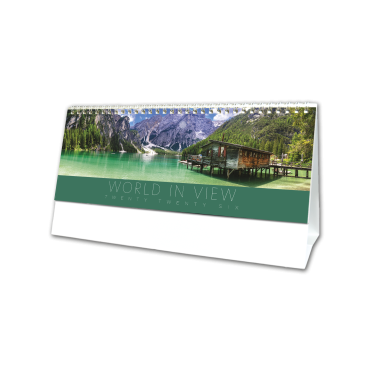 World in View Desk Calendar